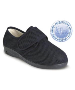 La chaussure Rejilla est une chaussure pour femmes qui conviendra au pied diabétique, au pied déformé, en cas d’Hallux Valgus ou de séquelle post-traumatique.