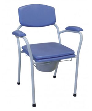 La chaise Candy 155 est une chaise garde-robe à hauteur fixe et accoudoirs confort fixes. Elle est de couleur bleu et s’adaptera à votre intérieur avec une touche de couleur.
