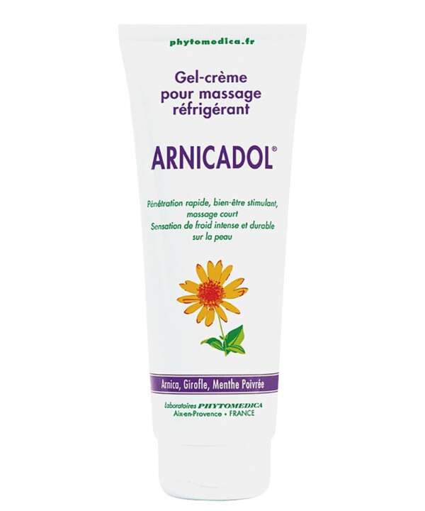 La sensation de froid de ce gel crème de massage Arnicadol offre un effet calmant ainsi qu'une sensation de détente et de légèreté.