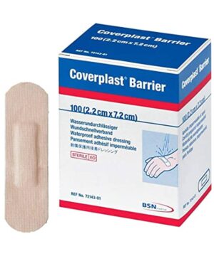 Le pansement Coverplast barrier offre une haute protection avec double barrière bactérienne et virale, extensible, résistant à l’eau. Idéal pour le soin des plaies superficielles.