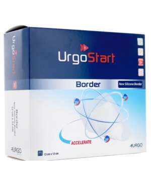 Urgo Start Border est un pansement hydrocellulaire indiqué dans le traitement des plaies exsudatives telles que les plaies chroniques comme les escarres, les ulcères de jambes, les plaies du pied diabétique ainsi que les plaies aiguës chronicisées.