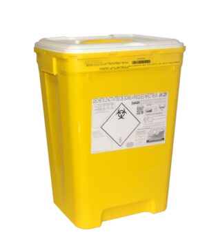 Le container à déchets 50L jaune biogrip est dédié aux déchets d’activités de soins à risques infectieux. Sa forme rectangulaire lui donne les qualités pour s’adapter aux espaces les plus réduits.