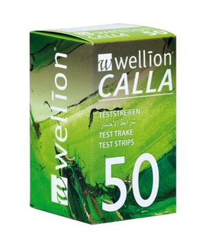 Bandelettes de test x50 pour glucomètre pro wellion calla light