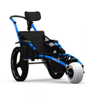 le fauteuil roulant de plage tout-terrain, polyvalent et confortable, vous permet d'accéder aux activités physiques adaptées.
