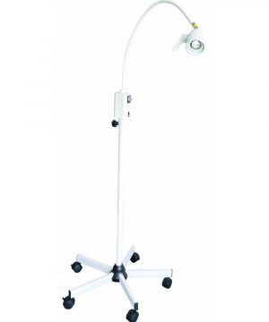 Lampe d'examen médicale traditionnelle et la plus populaire, avec poignée sur le porte-lampe, intégrée à l'interrupteur.