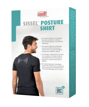 la conception du posture shirt sissel® pour homme vous aide à positionner correctement vos épaules et à adopter une posture ergonomique au quotidien.