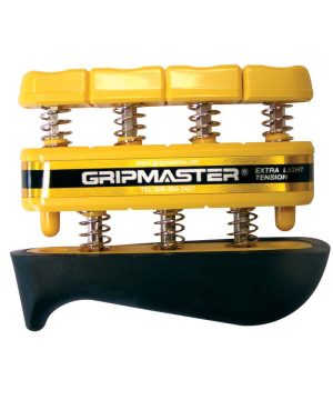 Gripmaster jaune : Les poignées de force et de rééducation Gripmaster permettent un exercice des doigts, de la main et du poignet favorisant la coordination.